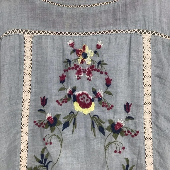 Umgee Boho Embroidered Delicate Dress - Picture 4 of 9